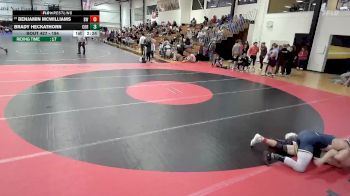 184 lbs Cons. Round 4 - Benjamin McWilliams, Baldwin Wallace vs Brady Heckathorn, Cornerstone