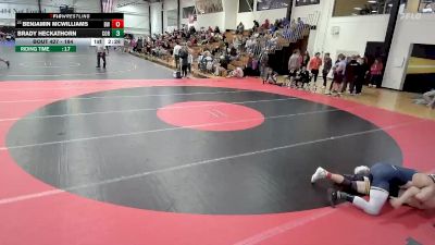 184 lbs Cons. Round 4 - Benjamin McWilliams, Baldwin Wallace vs Brady Heckathorn, Cornerstone