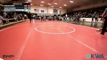 45 lbs Rr Rnd 2 - Harlan Shinn, Wyandotte Youth Wrestling vs Kane Coombes, Wyandotte Youth Wrestling