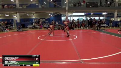 160 lbs Round 3 (16 Team) - Carter Durst, All American vs Ben Mitchell, Spatola Wrestling