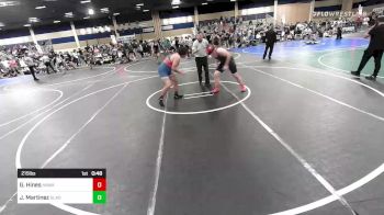 215 lbs Consi Of 16 #1 - Gavin Hines, Hawkeye/Speakeasy WC vs Joseph Martinez, Gladiator WC