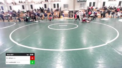 150 lbs Consi Of 8 #2 - Brenton Allain, Bridgewater-Raynham vs Gabriel Lesksoki, Taunton