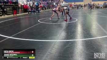 1 - 132 lbs Cons. Round 3 - David Mitchell, Grayson County vs Seth Ortiz, George Wythe (Wytheville)