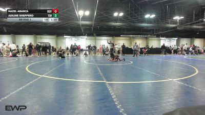 75-79 lbs Rr Rnd 3 - Hazel Abarca, Best Trained vs Adiline Shepperd, TEAM CONQUER