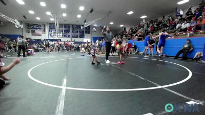 40-43 lbs Rr Rnd 2 - Olivia Hawes, Cowboy Wrestling Club vs Eymber Dickson, Cleveland Takedown