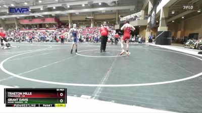 120 lbs Champ. Round 2 - Traeton Mills, Tonganoxie vs Grant Davis, Honey Badger