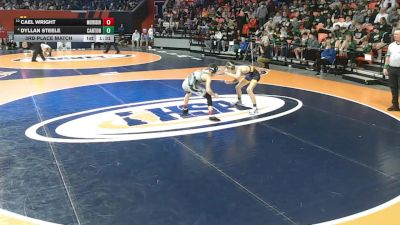 1A 120 lbs 3rd Place Match - Cael Wright, Morrison vs Dyllan Steele, Canton