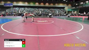 136 lbs Quarterfinal - Paige Carrier, Westview vs Alexis Peregrina, DirtBag Kidz