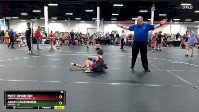 76 lbs Round 6 (8 Team) - Matt Simonton, Savage Barn Brothers vs Adam Hagenbuch, Kraken