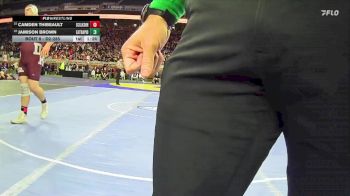 D2-285 lbs Champ. Round 1 - Camden Thibeault, St Clair Shores Lake Shore vs Jamison Brown, Eaton Rapids