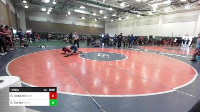 126 lbs Consi Of 16 #1 - Braiden Dospital, Santa Rosa Academy vs Salvador Garcia, Sylmar