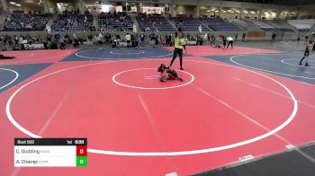 54 lbs Rr Rnd 1 - Carson Dudding, Randal Youth WC vs Ayzen Chairez, Dumas WC