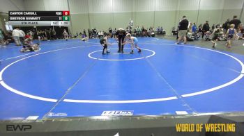 43 lbs 5th Place - Canton Cargill, Powerhouse Elite 9U vs Greyson Summitt, Tulsa Elite 9U
