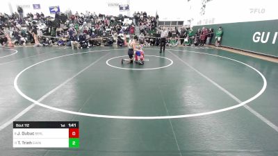 132 lbs Round Of 16 - Jed Dubuc, Berlin vs Tin Trinh, East Haven