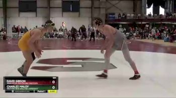 184 lbs Cons. Round 1 - Charles Maloy, Western New England University vs David Gibson, Worcester Polytechnic Institute