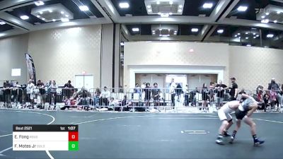 83 lbs Round Of 32 - Eddie Fong, Rough House WC vs Frank Motes Jr, Gold Rush Wr Ac