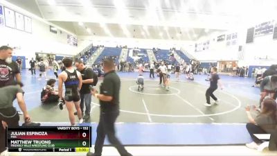 132 lbs Cons. Round 6 - Julian Espinoza, FWC vs Matthew Truong, Friendly Hills Wrestling Club