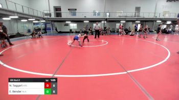 60 lbs Rr Rnd 2 - Nate Taggart, Kraken White vs Evan Bender, PA Alliance ES B