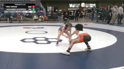 45 lbs Cons. Sub-semis - Eric Vargas, Rhyno Academy Of Wrestling vs Alexander Lochtefeld, Jay County Wrestling Club