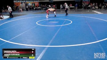 160 lbs Quarterfinal - Samson Smith, Mt. Edgecumbe High School vs Averon Katcheak, Stebbins