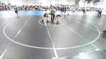 130 lbs Quarterfinal - Trevor Michael, All American TC vs Hunter Bentley, Fearless