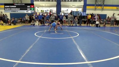 90 lbs Consy 4 - Aiden Turner, Brecksville vs Aleeya Dreshman, Canon-McMillan