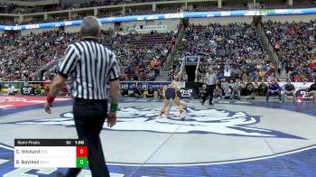 120 lbs Semifinal - Caydin Wickard, Boiling Springs vs Beau Bayless, Reynolds