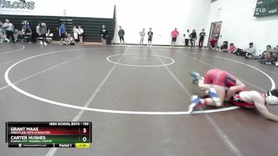 150 lbs Champ. Round 1 - Carter Hughes, Kansas City Training Center vs Grant Maas, Wrestling With Character