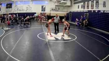 133 lbs Champ. Round 1 - Danielle Suscheck, Girard Hs vs Owen Reynolds, Commodore Perry Hs