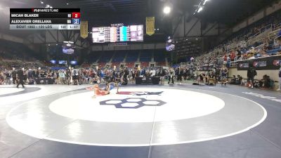 120 lbs Cons. Rd Of 64 - Micah Blaker, Michigan vs Alexavier Orellana, Massachusetts