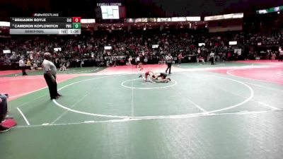 110 lbs Semifinal - Benjamin Boyle, EAG2 vs Cameron Koflowitch, PWCA