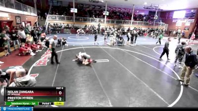 106 lbs Champ. Round 2 - Preston Myren, Kelso vs Nolan Zangara, Mt. Spokane