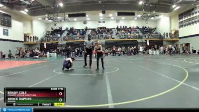 77 lbs Champ. Round 2 - Brady Cole, Midwest Xtreme Wrestling vs Brock Dapshis, Indiana