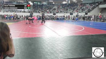 105 lbs Round Of 32 - Kaley Perkins, Lawton IKE vs Imirah Steinbach, Wyandotte HS Girls