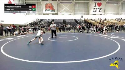 80 lbs Cons. Round 5 - Vitorio Pometko, Elite Wrestling Academy vs Max Diaz, GPS Wrestling Club