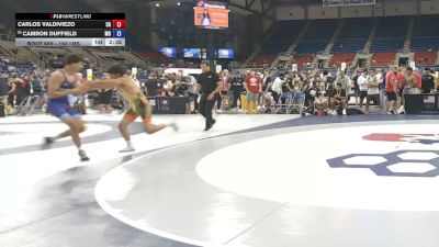 150 lbs Champ. Rd Of 64 - Carlos Valdiviezo, California vs Camron Duffield, Missouri
