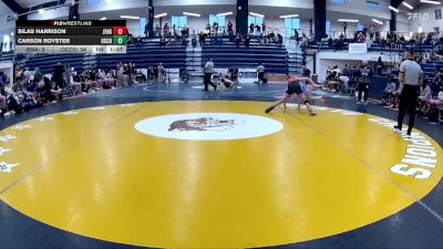 157 lbs Quarters & 1st Wb (16 Team) - Silas Harrison, Jenkins vs Carson Royster, Oconee County