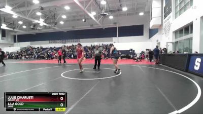 145 lbs Quarterfinal - Julie Cimarusti, Legacy WC vs Lila Gold, LAWC