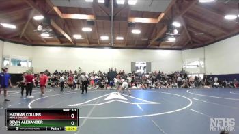 157 lbs Semifinal - Devin Alexander, Cal Poly vs Mathias Collins, Menlo College