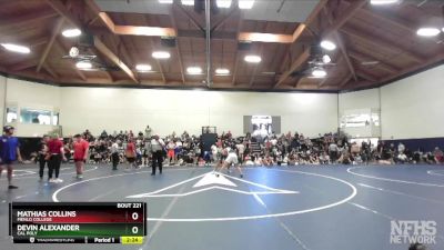 157 lbs Semifinal - Devin Alexander, Cal Poly vs Mathias Collins, Menlo College