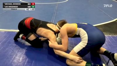 107 lbs Final - Michael Johnson, West Allegheny vs Lee Dreshman, Canon-McMillan