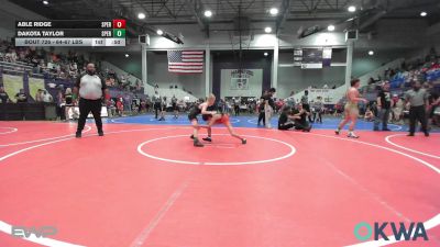64-67 lbs Consolation - Able Ridge, Sperry Wrestling Club vs Dakota Taylor, Sperry Wrestling Club
