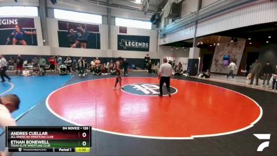 126 lbs 1st Place Match - Ethan Bonewell, Texas Elite Wrestling Club vs Andres Cuellar, All American Wrestling Club