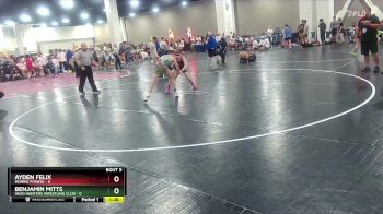 106 lbs Round 3 (6 Team) - Benjamin Mitts, Head Hunters Wrestling Club vs Ayden Felix, Morris Fitness