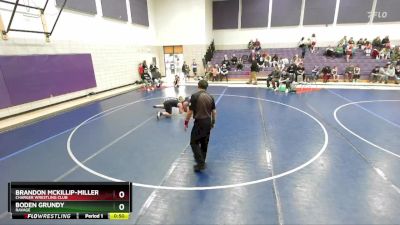 200 lbs Round 3 - Boden Grundy, Ravage vs Brandon Mckillip-Miller, Charger Wrestling Club