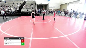 72-J lbs Round Of 32 - Gavin Jonasch, Mayo Quanchi Judo And Wrestling vs Mason Polifrone, Olympic