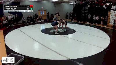 170 lbs. Champ. Round 3 - Kiley Dillow, Chanute vs Charli Meckem, Lebanon