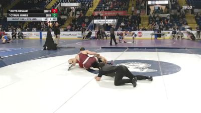 175 lbs Semifinal - Rhys Dewar, Central Catholic vs Cyrus Jones, Sharon