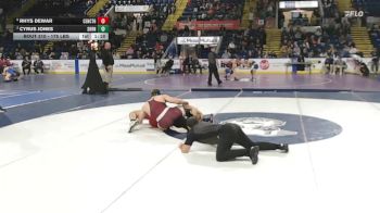 175 lbs Semifinal - Rhys Dewar, Central Catholic vs Cyrus Jones, Sharon