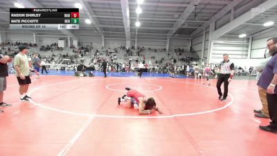90 lbs Round Of 16 - Raeion Shirley, Ragin Raisins Catawba ES vs Nate Picciotti, Revival Orange